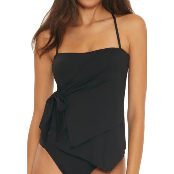 BECCA Other - Becca Black Wrap Front Tankini XS NWT